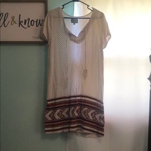 Skies are Blue boho pattered dress. Size L.